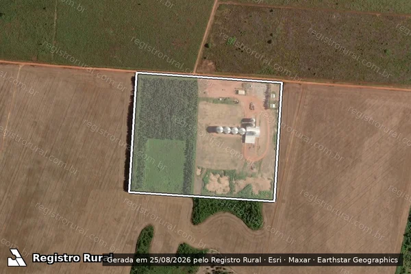 Imagem de satélite de FAZENDA SERRA MORENA - Gleba 02 em Santana do Araguaia - PA