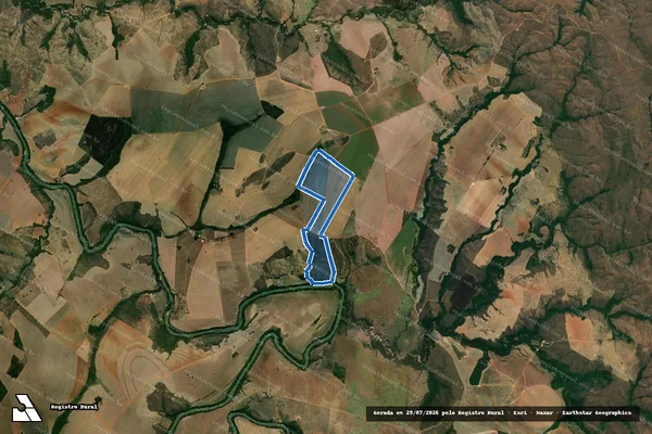 Imagem de satélite de FAZENDA MARQUES, LUGAR DENOMINADO ?VEREDA? - Parte 1 em Coromandel - MG