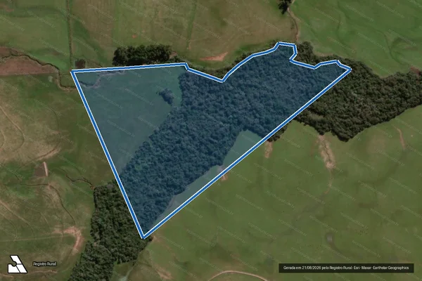 Imagem de satélite de AGROPECUÁRIA PORTAL BRANCO - Parte 1 em São Vicente do Sul - RS