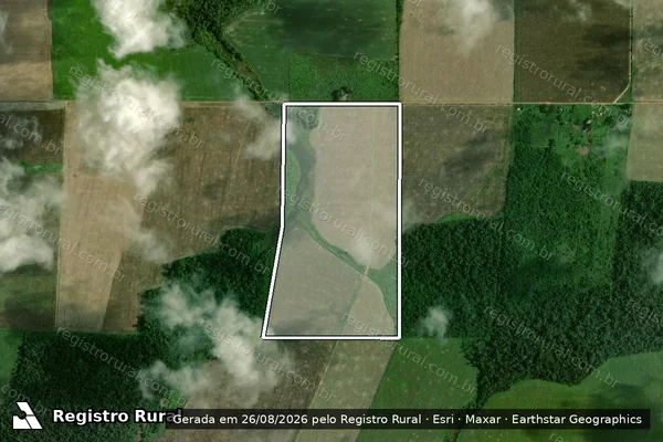 Imagem de satélite de LOTE N° 16 DA GLEBA 18 - Parcela 1 em Tailândia - PA