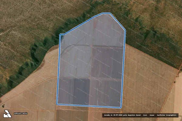 Imagem de satélite de Fazenda Nova Guarita – Lote 35 em Formosa do Rio Preto - BA