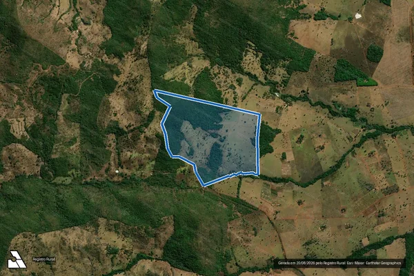 Imagem de satélite de Fazenda Rocha ? Quinhão 06 - Parte 1 em Niquelândia - GO