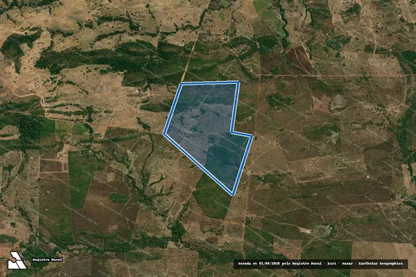 Imagem de satélite de P.A Santa Maria – Lote 168 / Lote 168