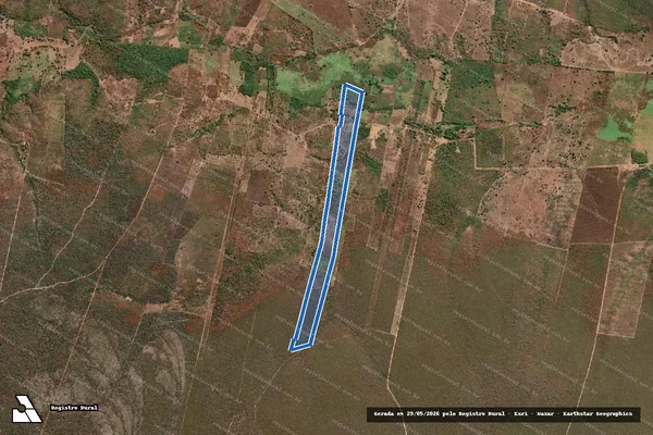 Imagem de satélite de FAZENDA ANGICO - FAZENDA ANGICO em Corrente - PI