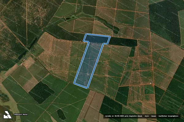 Imagem de satélite de FAZENDA BELA VISTA - GLEBA 4 - MAT.9024 em Boa Esperança do Sul - SP