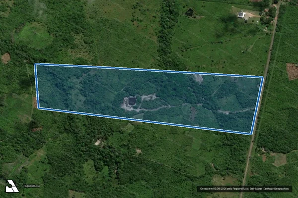 Imagem de satélite de PA AGRICOLA 2002- SITIO BOA ESPERANCA-LOTE 48 / LOTE 48