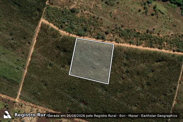 Imagem de satélite de FAZENDA DAS TRONQUEIRAS - PARCELA 13 em Funilândia - MG