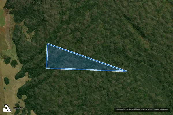 Imagem de satélite de Fazenda Campo Verde - Área Desmembrada 01 - Parte 1 em Porto Murtinho - MS