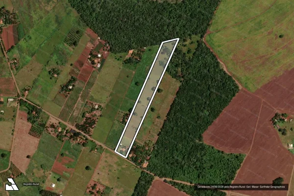 Imagem de satélite de Fazenda Pouso Alegre Gleba A - Lote 79 - Parte 1 em Campo Grande - MS