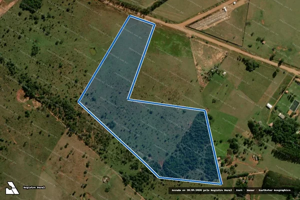Imagem de satélite de Fazenda São Bento II - Parte 3 em Amambai - MS