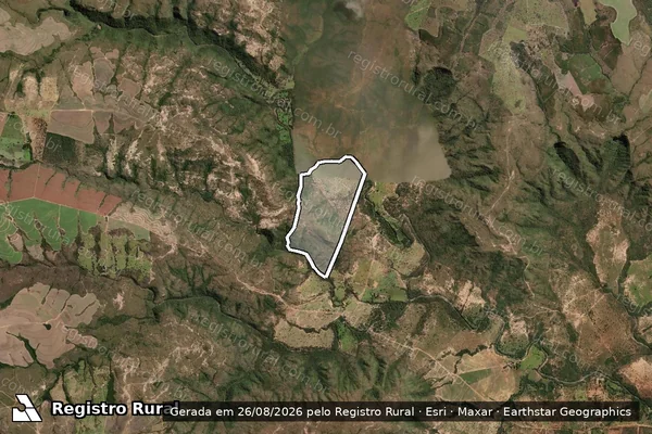 Imagem de satélite de Fazenda U.P - Gleba 02 em Buritis - MG