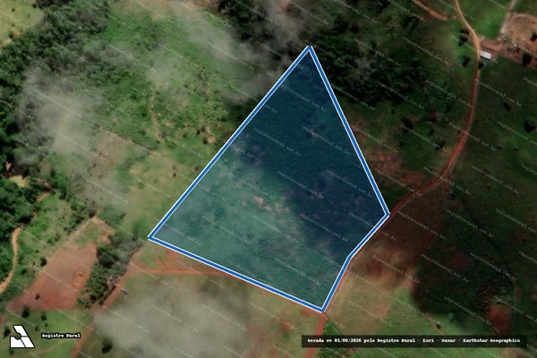 Imagem de satélite de FAZENDA SANTO ANTONIO - PARCELA 35 em Itamaraju - BA