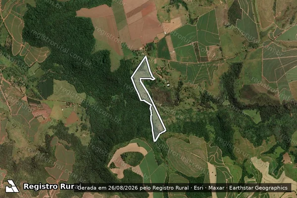 Imagem de satélite de FAZENDA BELA VISTA - FAZENDA BELA VISTA - GLEBA B em Itirapina - SP