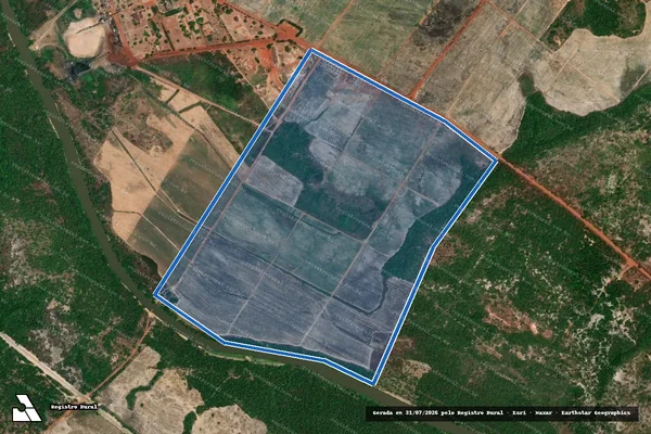 Imagem de satélite de Fazenda Agua Branca - Parte 2 em Aldeias Altas - MA