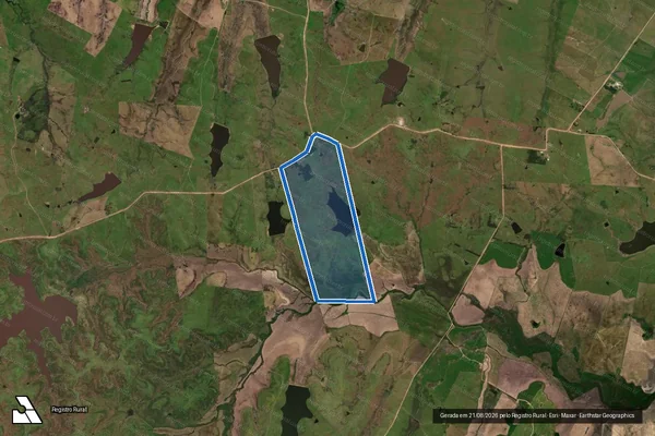 Imagem de satélite de ESTÂNCIA PONCHE VERDE I - GLEBA A em Dom Pedrito - RS