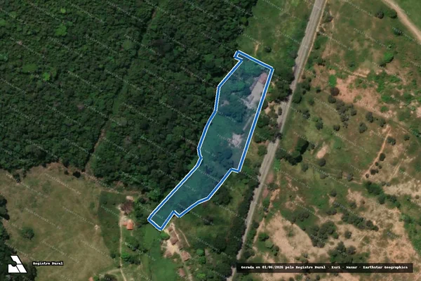 Imagem de satélite de SITIO COLONIA FRANCISCO SÁ - PARCELA 01 em Teófilo Otoni - MG