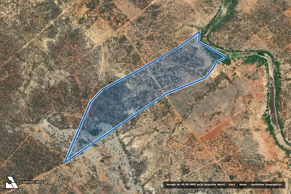 Imagem de satélite de FAZENDA ALGODÕES - GLEBA 01 em Jussara - BA