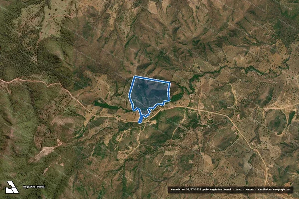 Imagem de satélite de FAZENDA MATA - Parte 1 em Alto Paraíso de Goiás - GO