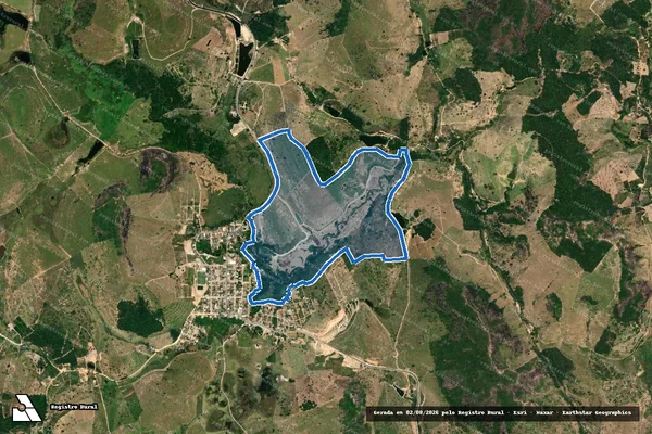 Imagem de satélite de FAZENDA DINIS DOS SANTOS - Gleba B em Água Doce do Norte - ES