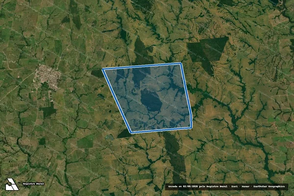 Imagem de satélite de FAZENDA NOSSA SENHORA DO PILAR em Jauru - MT