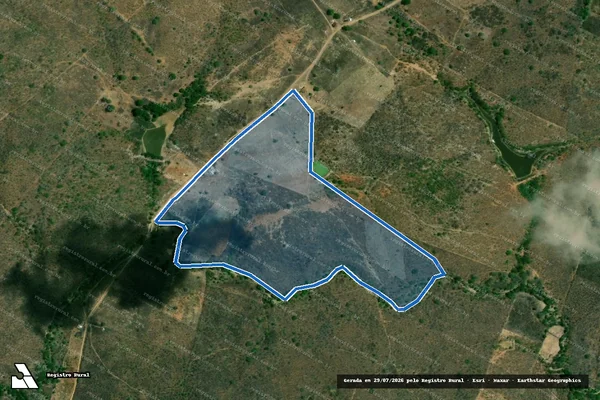 Imagem de satélite de P.A. PADRE JOSÉ COMBLAM - Lote 11B em Poço Redondo - SE