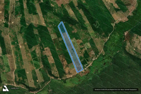 Imagem de satélite de P.A RIO BONITO/FAZENDA 12 IRMÃOS/LOTE 223