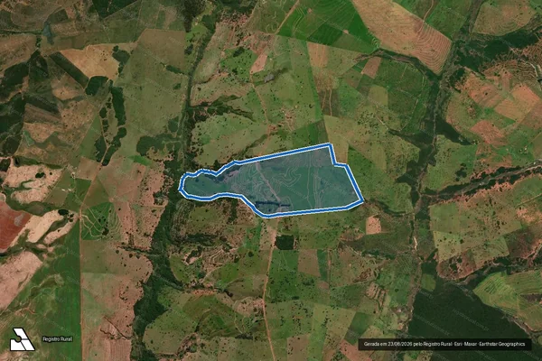 Imagem de satélite de FAZENDA GRALHA AZUL - 001 em Iguatemi - MS