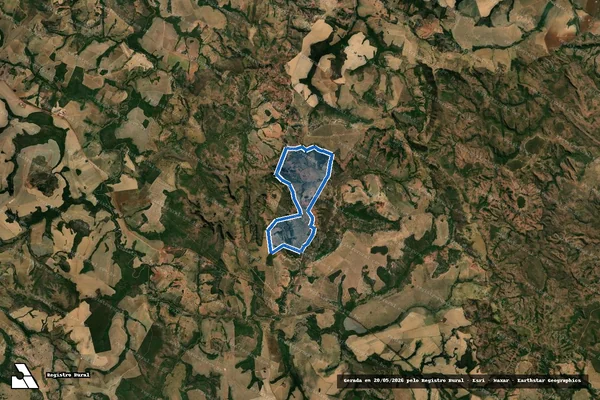 Imagem de satélite de FAZENDA CAPAO BONITO - FAZENDA CAPAO BONITO em Caiapônia - GO