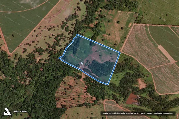 Imagem de satélite de Fazenda São Bento da Ressaca - Parcela 1 em Frutal - MG