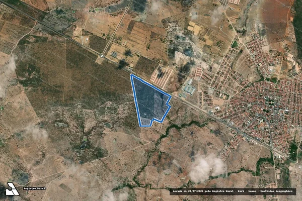 Imagem de satélite de FAZENDA RIACHO FUNDO - Parcela 1 em Ipirá - BA