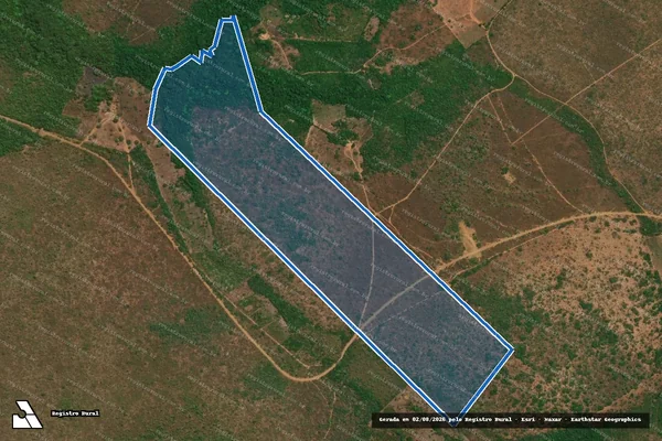 Imagem de satélite de FAZENDA AREIA BRANCA - Gleba 03 em Estreito - MA