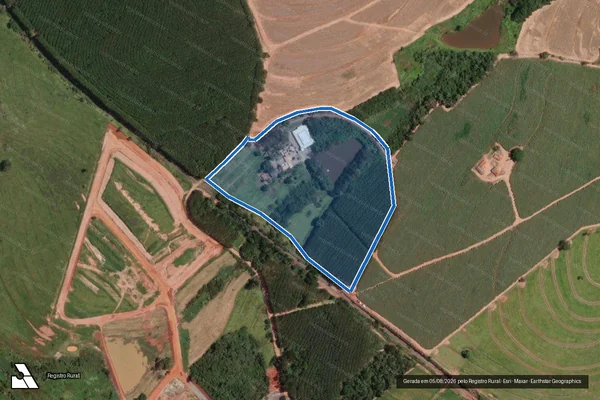 Imagem de satélite de Sitio J Silva - Gleba B em Cedral - SP