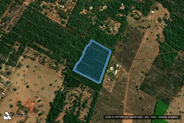Imagem de satélite de FAZENDA BOM JESUS OU JAICÓS - GLEBA 05 em Pirenópolis - GO