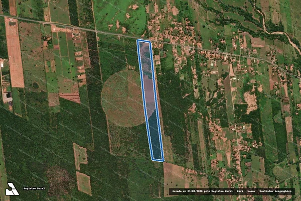 Imagem de satélite de FAZENDA LISBOA REMANESCENTE DA 2 DA PARCELA1 - Parte 1 em Porteiras - CE