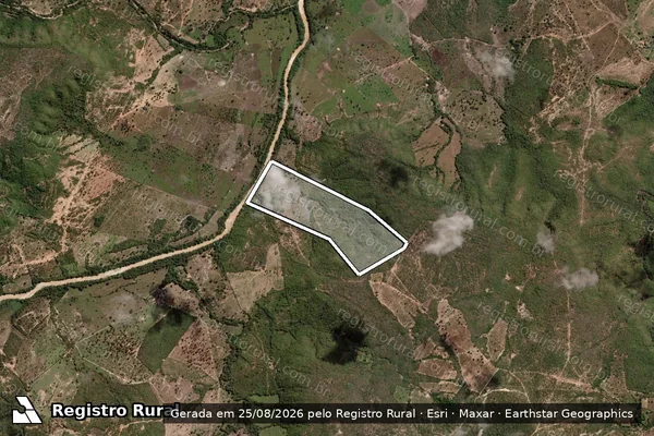 Imagem de satélite de FAZENDA BOA VISTA OU PORTEIRAS - Parte 3 em São Romão - MG