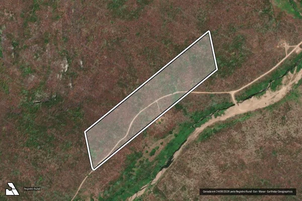 Imagem de satélite de FAZENDA SÃO TOMÉ - Parte 3 - LOTE 8B em Itapajé - CE