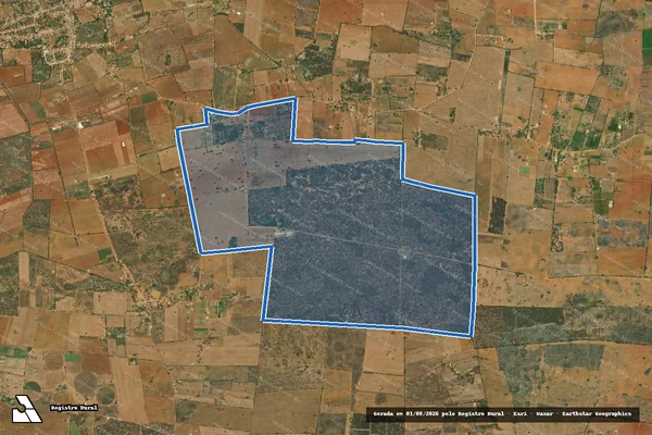 Imagem de satélite de FAZENDA QUEIMADA NOVA - 001 em Irecê - BA