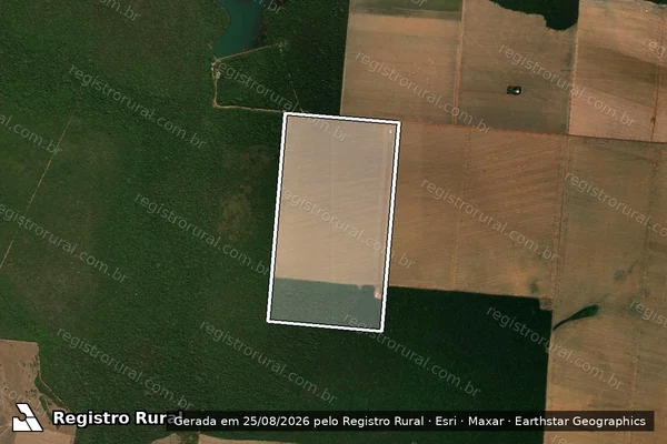 Imagem de satélite de FAZENDA 123 - Parte 1 em Nova Mutum - MT