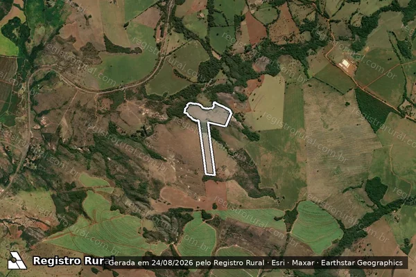 Imagem de satélite de Fazenda Gameleira - PARCELA 01 em Sacramento - MG