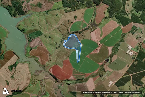 Imagem de satélite de Fazenda das Posses - Fazenda das Posses em Paranapanema - SP