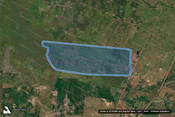 Imagem de satélite de CARIONGO II ? FAZENDA CAMPO VERDE - PARTE ÚNICA em Arari - MA