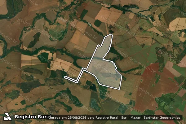 Imagem de satélite de FAZENDA PANAMA E SALINAS - Parte 2 em Itumbiara - GO