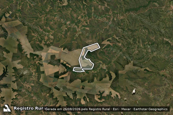 Imagem de satélite de Fazenda Santana / Fazenda Santana em Mirador - MA