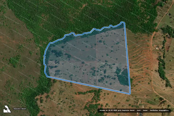 Imagem de satélite de Lote 05 ? Projeto de Assentamento Santo Expedito - Parte 1 em Itarumã - GO