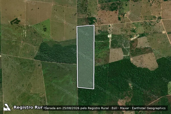 Imagem de satélite de PA ALEGRIA ? LOTE 69 - Parte 1 em Marabá - PA