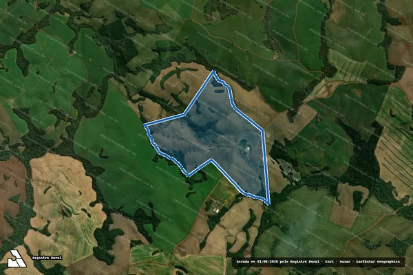 Imagem de satélite de FAZENDA SAUDADE - 001 em Boa Ventura de São Roque - PR