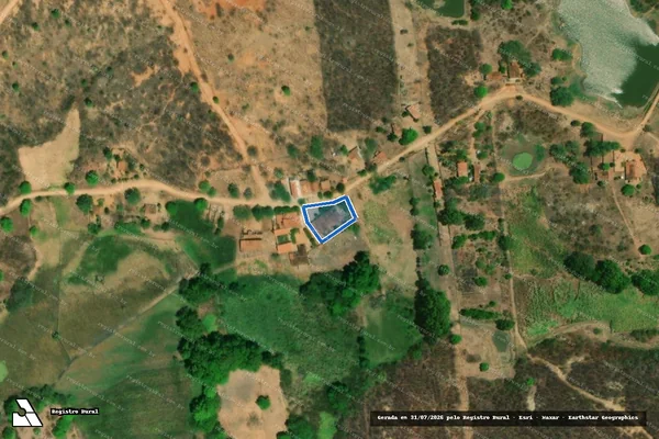 Imagem de satélite de FAZENDA SÃO VICENTE - Parte 2 em Cedro - CE