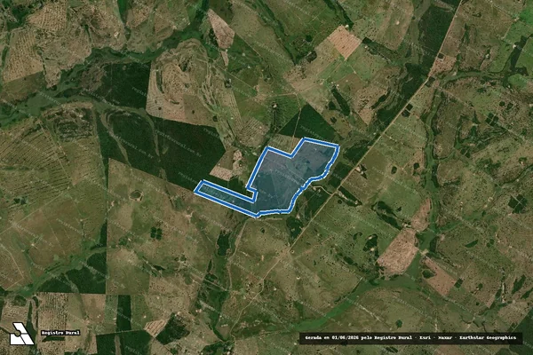 Imagem de satélite de Fazenda Santa Rita - PARTE 1 em Caracol - MS