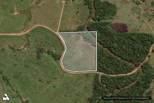 Imagem de satélite de LOTE 03 DA GLEBA 22, P.A.D. MARECHAL DUTRA - Parte 2 em Cacaulândia - RO