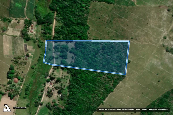 Imagem de satélite de COLÔNIA AGRÍCOLA DE CAMARATUBA - Parte 1 em Mamanguape - PB